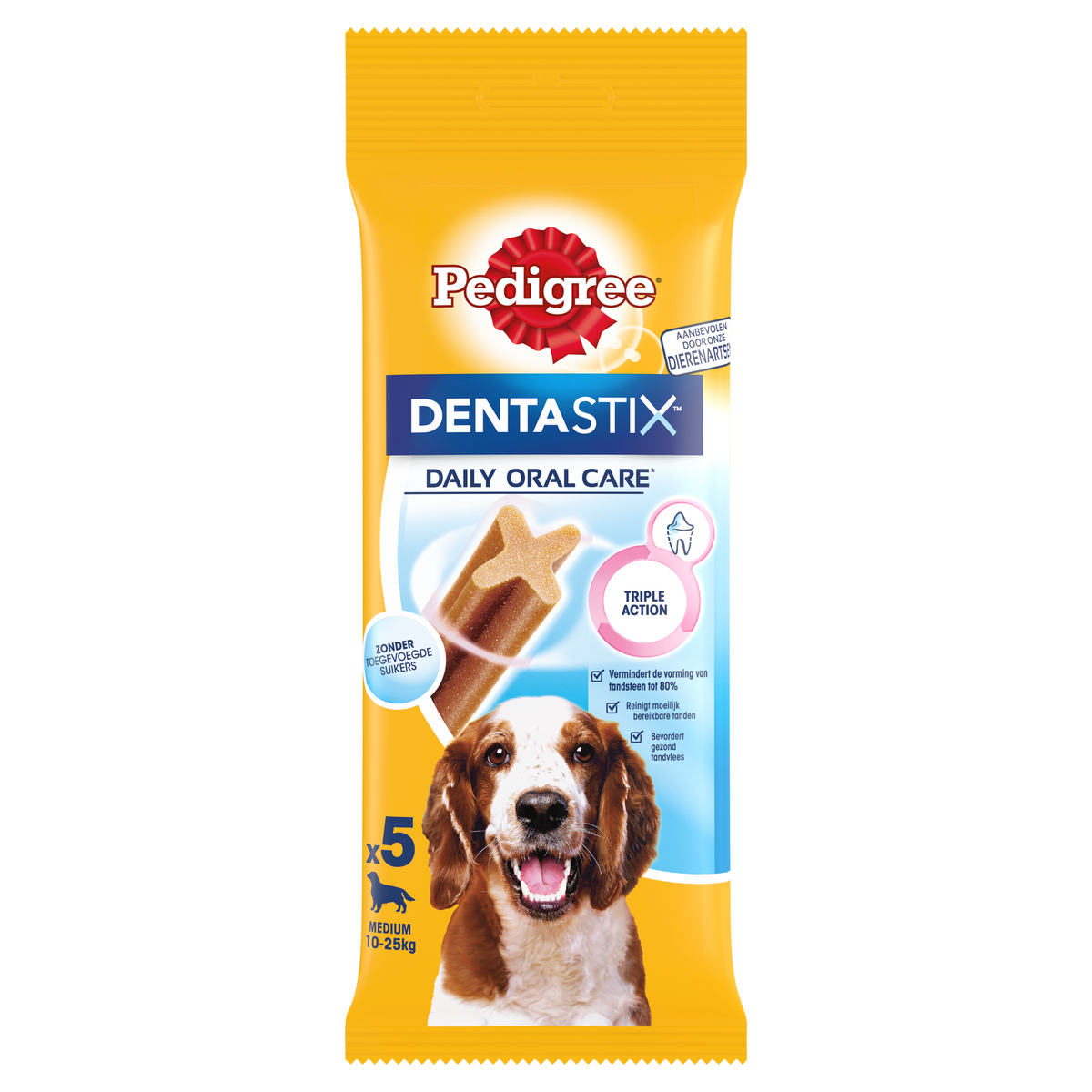 Pedigree DentaStix Medium 5 stuks 128 g – productverpakking