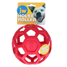 Groene JW Pet Hol-ee Roller Jumbo rasterbal voor honden circa 19 cm