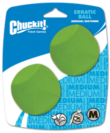 Chuckit! Erratic Ball – M, 2 stuks – productafbeelding