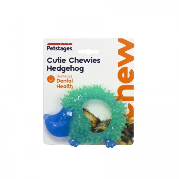 Productfoto Petstages ORKA Cutie Chewies Hedgehog Blauw