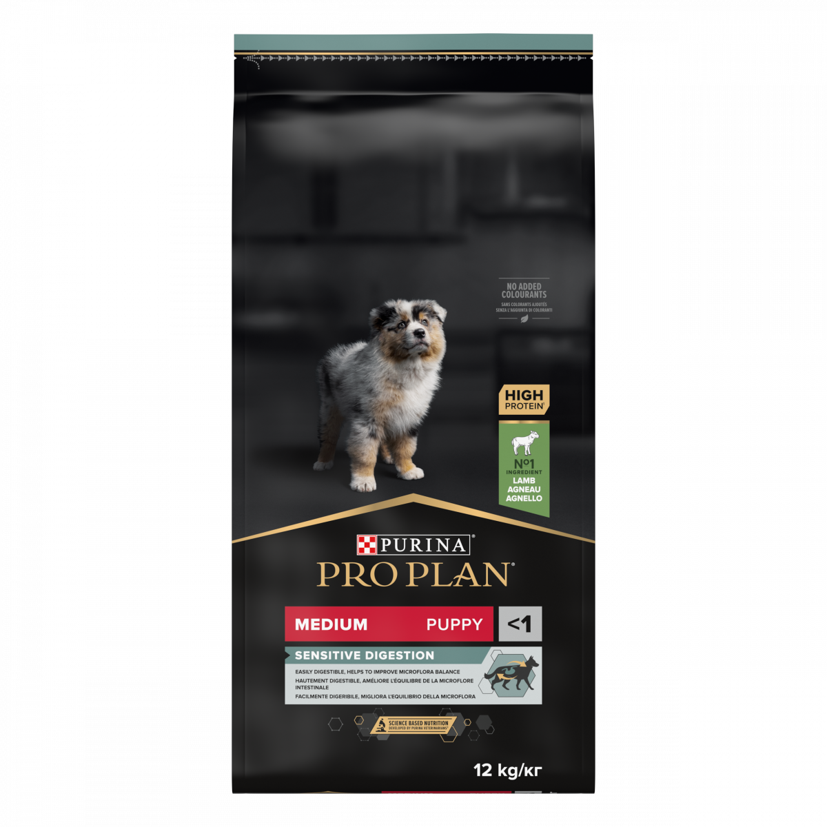 Pro Plan puppy medium sensitive digestion lam 12kg, 12 kg, EAN 7613035214767