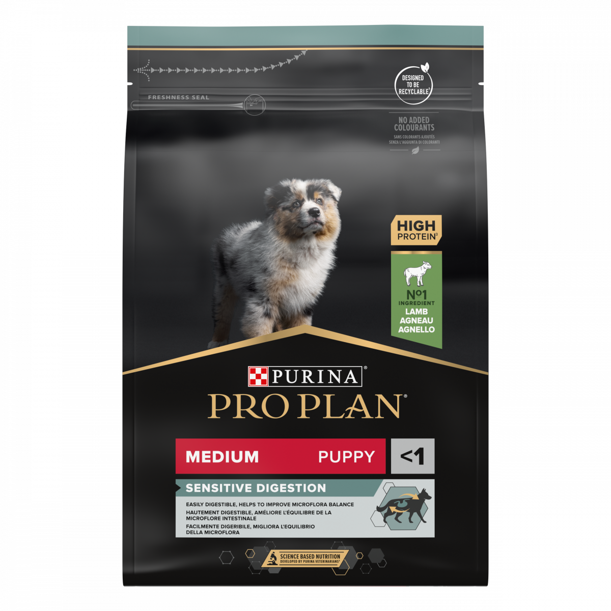 Pro Plan puppy medium sensitive digestion lam 3kg, 3 kg, EAN 7613035214811