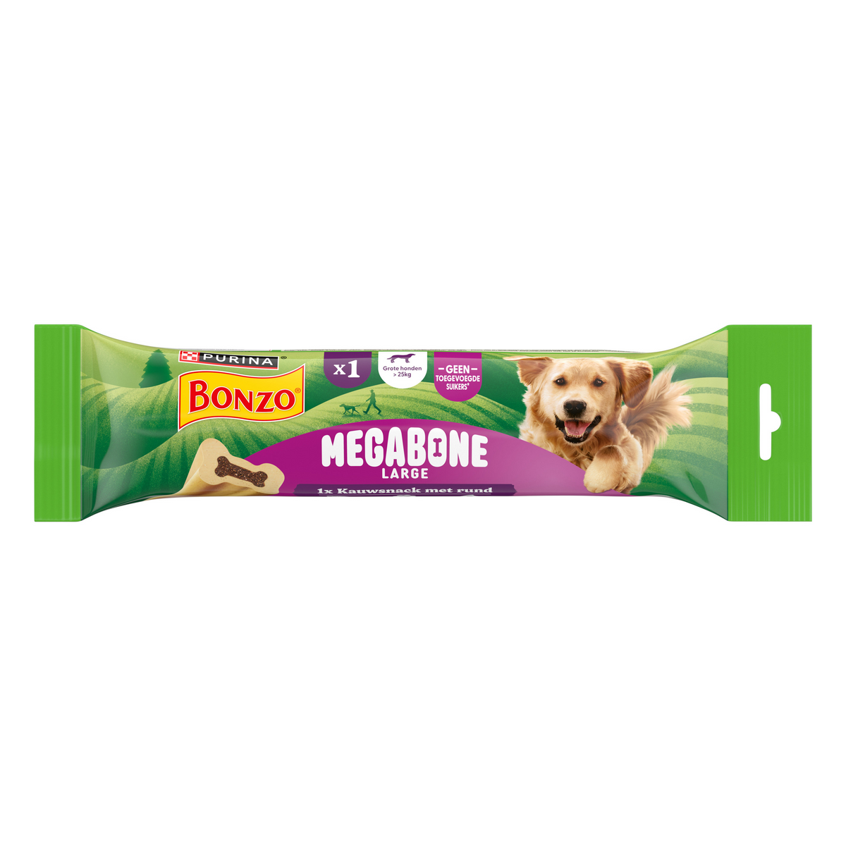 Bonzo Megabone Large Rund 200 g – Bonzo hondensnack verpakking