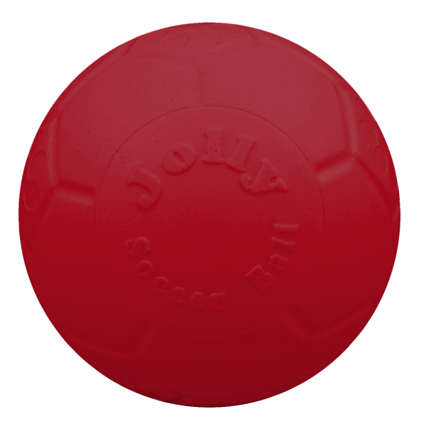 Rode Jolly Soccer Ball voor honden 20 cm