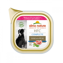 Almo Nature HFC hond kuipje Complete ham & erwten 85 g – natvoer voor honden