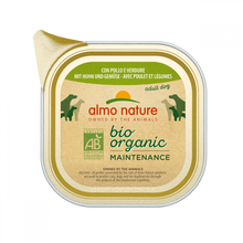Almo Nature BioOrganic hond kuipje kip & groenten 100 g – natvoer voor honden