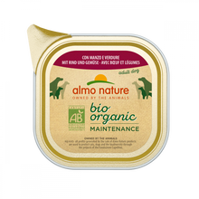 Almo Nature BioOrganic hond kuipje rund & groenten 100 g – natvoer voor honden