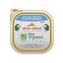 Almo Nature BioOrganic puppy kuipje kip & melk 300 g – natvoer voor honden