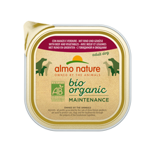 Almo Nature BioOrganic hond kuipje rund & groenten 300 g – natvoer voor honden