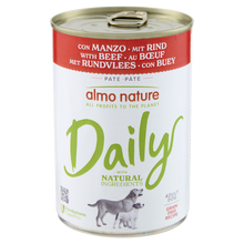 Almo Nature Daily hond blik rund 400 g – natvoer voor honden