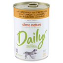 Almo Nature Daily hond blik kalkoen 400 g – natvoer voor honden