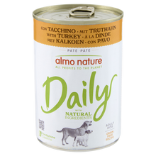 Almo Nature Daily hond blik kalkoen 400 g – natvoer voor honden