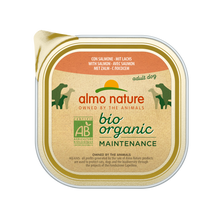 Almo Nature BioOrganic hond kuipje zalm 300 g – natvoer voor honden