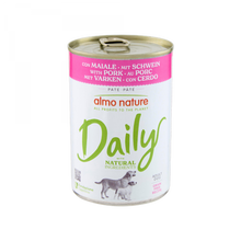 Almo Nature Daily hond blik varken 400 g – natvoer voor honden