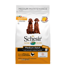 Schesir hond dry maintenance medium kip 3kg, 3 kg