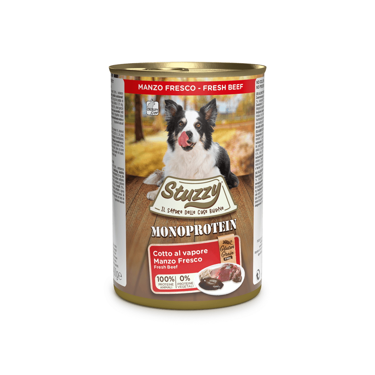 Stuzzy Monoprotein met rund – 400 g verpakking