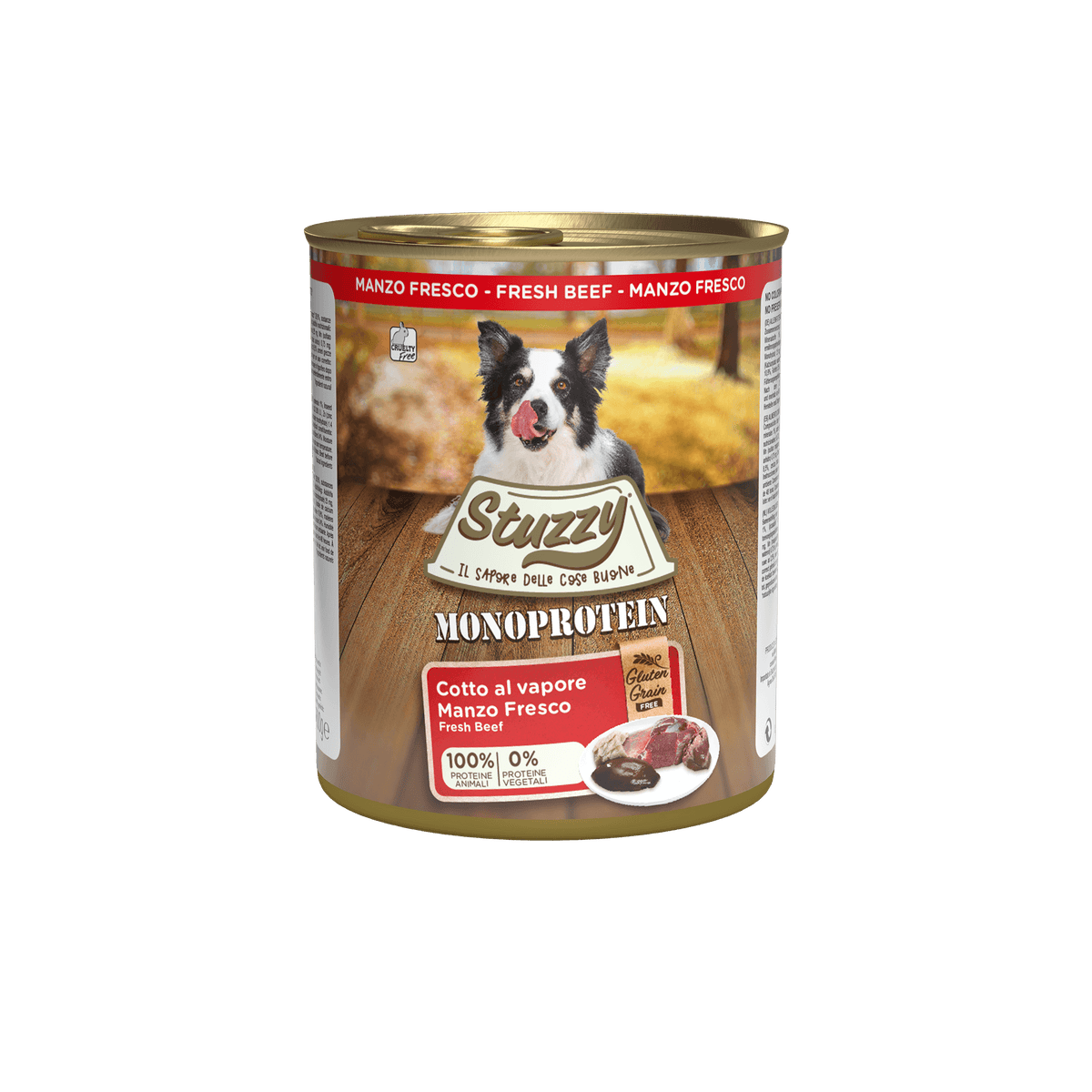 Stuzzy Monoprotein met rund – 800 g verpakking