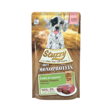 Stuzzy Puppy Monoprotein graanvrij met kalf – 150 g verpakking