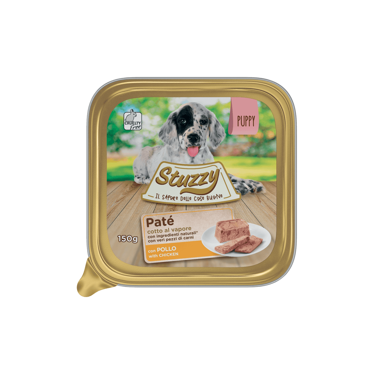 Stuzzy Puppy Paté met kip – 150 g verpakking