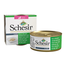 Schesir puppy blik gelei kip&aloe 150gr, 150 g