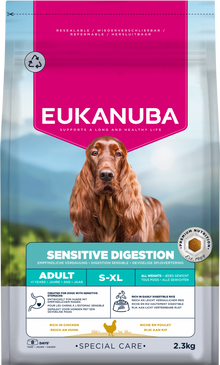Zak Eukanuba Special Care Sensitive Digestion Adult hondenbrokken, 2,3 kg