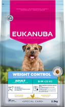 Zak Eukanuba Weight Control Adult Small/Medium hondenbrokken, 2,3 kg