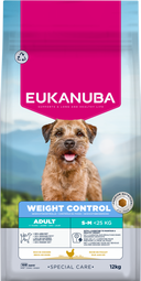 Zak Eukanuba Weight Control Adult Small/Medium hondenbrokken, 12 kg