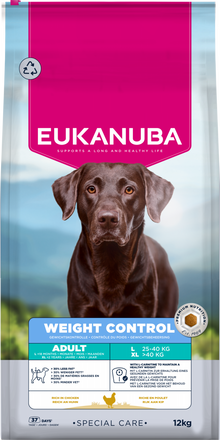 Zak Eukanuba Special Care Weight Control Adult Large hondenbrokken, 12 kg
