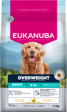 Zak Eukanuba Special Care Overweight Adult hondenbrokken, 2,3 kg