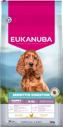 Zak Eukanuba Puppy Sensitive Digestion hondenbrokken, 12 kg
