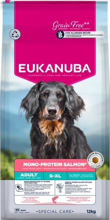 Zak Eukanuba Special Care Mono-Protein Zalm hondenbrokken, 12 kg