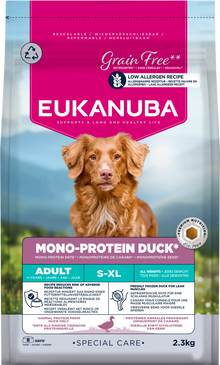 Zak Eukanuba Special Care Mono-Protein Eend hondenbrokken, 2,3 kg