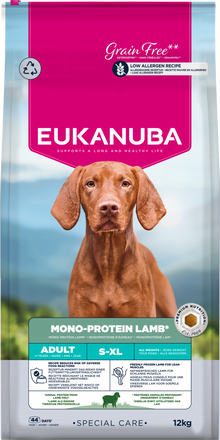 Zak Eukanuba Special Care Mono-Protein Lam hondenbrokken, 12 kg