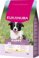 Verpakking van Eukanuba Life Care Puppy Medium Hondenvoer Kip 3 kg