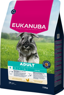 Verpakking Eukanuba Life Care Adult Small kip 7,5 kg