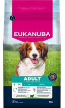 Verpakking Eukanuba Life Care Adult Small/Medium lam en rijst 3 kg