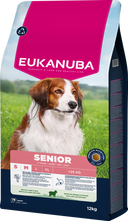 Verpakking Eukanuba Life Care Senior Small/Medium lam en rijst 12 kg