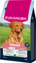 Verpakking Eukanuba Life Care Senior Large lam en rijst 12 kg
