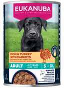 Blik Eukanuba Life Care Adult natvoer kalkoen en wortelen 400 g