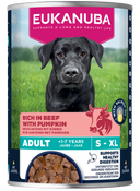Blik Eukanuba Life Care Adult natvoer rund en pompoen 400 g