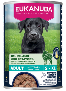 Blik Eukanuba Life Care Adult natvoer lam en aardappelen 400 g