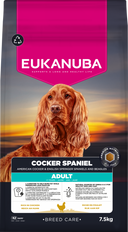 Eukanuba Breed Care Cocker Spaniel hondenvoer 7,5 kg voor volwassen honden