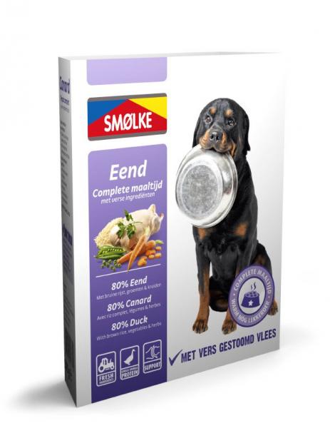 Smølke hond vers gestoomd eend 395gr, 395 g, EAN 8710429017702