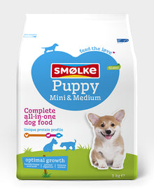 Smølke puppy mini/medium 3kg, 3 kg, EAN 8710429018013