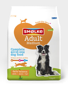 Smølke hond adult medium 3kg, 3 kg, EAN 8710429018075