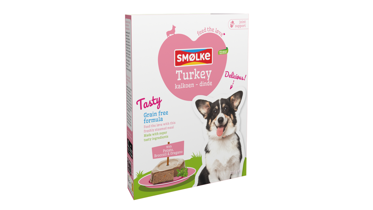 Smølke hond vers gestoomd turkey 395gr, 395 g, EAN 8710429019683