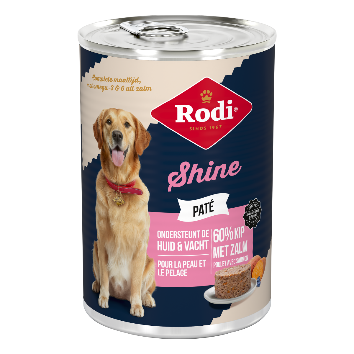 Verpakking Rodi Shine Paté Zalm 400 g