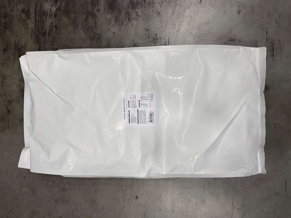 United Petfood dog senior pressed (5020 1525) 15kg verpakking