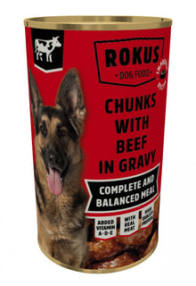 Verpakking Rokus Adult Brokjes Rund in Saus 1.240 g