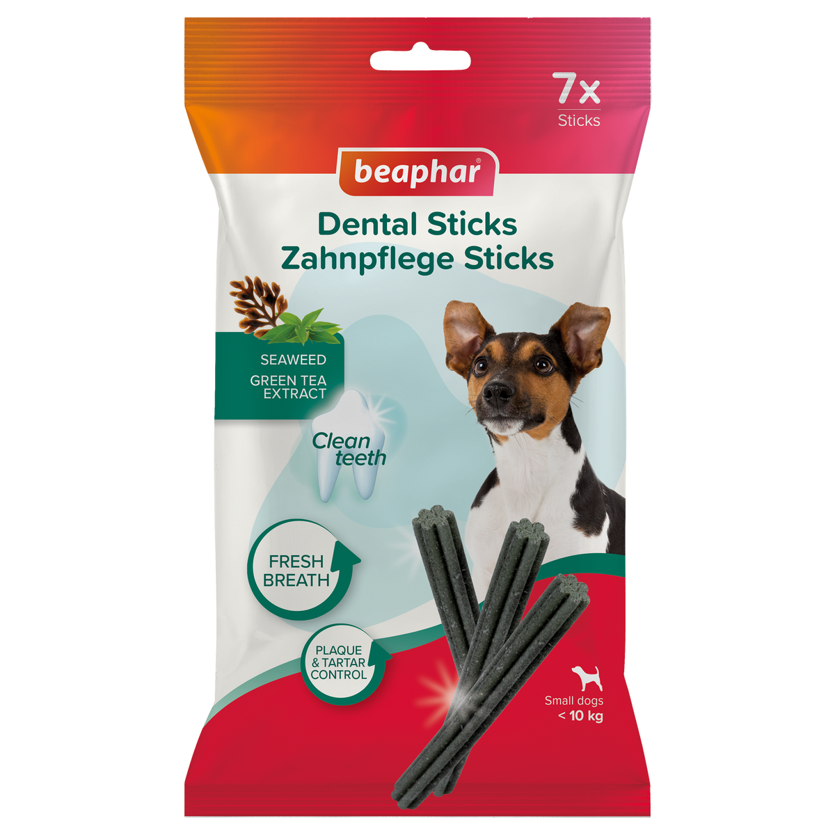 Beaphar Dental Sticks Kleine Hond tot 10 kg – 7 stuks – Beaphar dental kauwsticks verpakking